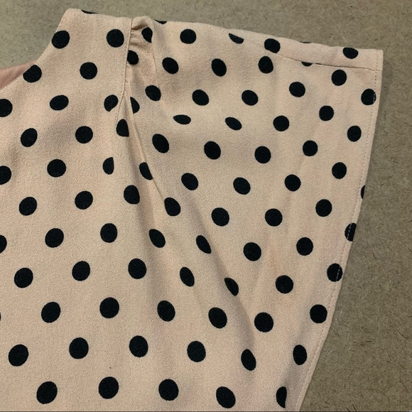 Red VALENTINO Micro Polka Dot Print Blouse, Size 38 IT (US 2) - Picture 10 of 16